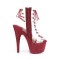 Adore-700-30FS - Clear Burgundy Faux Suede  