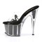 Adore-701-4 - Clear/Black Glitter