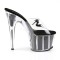 Adore-701-4 - Clear/Black Glitter