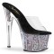 Adore-701CG - Clear Silver Confetti Glitter  