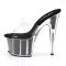 Adore-701G - Clear/Black Glitter