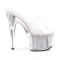Adore-701G - Clear/Silver Glitter