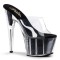 Adore-701G - Clear/Black Glitter