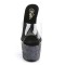 ADORE-701LG - Clear Black Holo Glitter