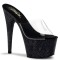 Adore-701Sdg - Clear/Black Glitter