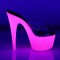 ADORE-701UVG - Clear Neon Baby Pink Glitter