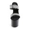 Adore-702-2 - Black Patent/Clear