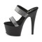Adore-702-2 - Black Patent/Clear