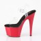 Adore-708 - Clear Black Red Patent