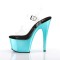 Adore-708 - Clear Turquoise Chrome  