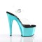 Adore-708 - Clear Turquoise Chrome  