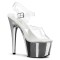 Adore-708 - Clear/Silver Chrome