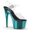 Adore-708 - Clear Turquoise Chrome  