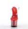 Adore-708G - Clear Red Glitter Inserts  