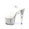 Adore-708G - Clear/Silver Glitter