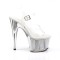 Adore-708G - Clear/Silver Glitter