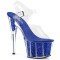 Adore-708G - Clear Royal Blue Glitter Inserts  