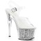 Adore-708G - Clear Silver Glitter Inserts  