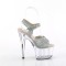 Adore-708N-RS - Silver AB Rhinestones TPU Clear