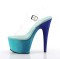 Adore-708OMBRE - Clear Aqua Blue Ombre  