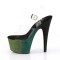 Adore-708OMBRE - Clear Emerald Poison Black  