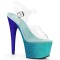 Adore-708OMBRE - Clear Aqua Blue Ombre  