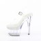 Adore-708PHRS - Clear on White with Rhinestones
