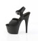 Adore-708UL - Black Faux Leather Matte