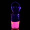 Adore-708UVGSTR - Clear Neon Pink Glitter  