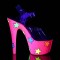 Adore-708UVGSTR - Clear Neon Pink Glitter  