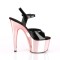 Adore-709 - Black Pat Rose Gold Chrome  