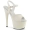 Adore-709 - Off White Faux Leather Matte