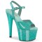 Adore-709GP - Blue Glitter Patent