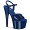 Adore-709GP - Navy Blue Glitter Patent