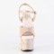 Adore-709MB - Nude Patent Blush Gold Marble