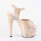 Adore-709MB - Nude Patent Blush Gold Marble
