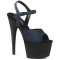 Adore-709REFL - Green Multi Reflective Black Matte  