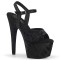 Adore-709WR - Black Shimmering Fabric