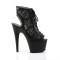 Adore-796LC - Black Mesh Lace Matte  