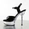 Allure-609 - Black Patent/Clear