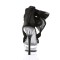 Allure-664 - Black Chiffon/Clear