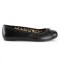 ANNA-01 - Black  Faux Leather