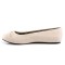 ANNA-01 - Cream  Faux Leather