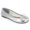 ANNA-01 - Silver  Faux Leather