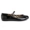 Anna-02 - Black Faux Leather