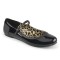 Anna-02 - Black Faux Leather