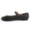 ANNA-02 - Black Faux Leather