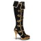 Funtasma Arena-2012 - Black Microfiber-Gold Pu