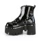 Ashes-100 - Black Pat Vegan Leather  