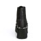 Ashes-100 - Black Vegan Suede Leather  